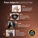 Cuticolor Hair Coloring Cream Black 2.0, 120gm