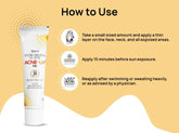 Acne UV Gel Sunscreen SPF 30 PA+++, 60gm
