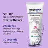 Rega-BPO Acne Control Creamy Wash, 100gm
