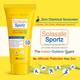 Solasafe Sportz Physical Sunscreen Gel SPF 50+ PA+++
