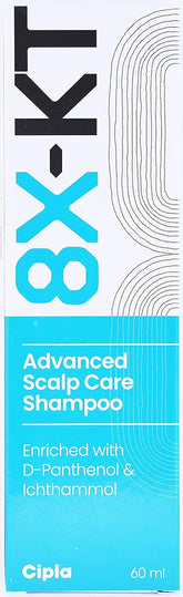 8X-KT Advanced Scalp Care Shampoo, 60ml