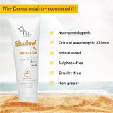 Fixderma Shadow RX Sunscreen SPF 55+ Gel ,75gm