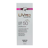 Uvmed Tinted Sunscreen Gel SPF 50,50 ml