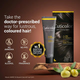 Cuticolor Hair Coloring Cream Black 2.0, 120gm