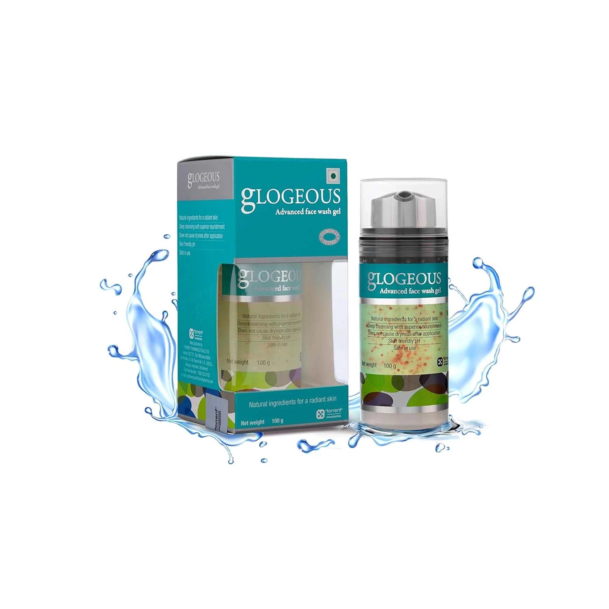 Glogeous Advanced Face Wash Gel, 100gm