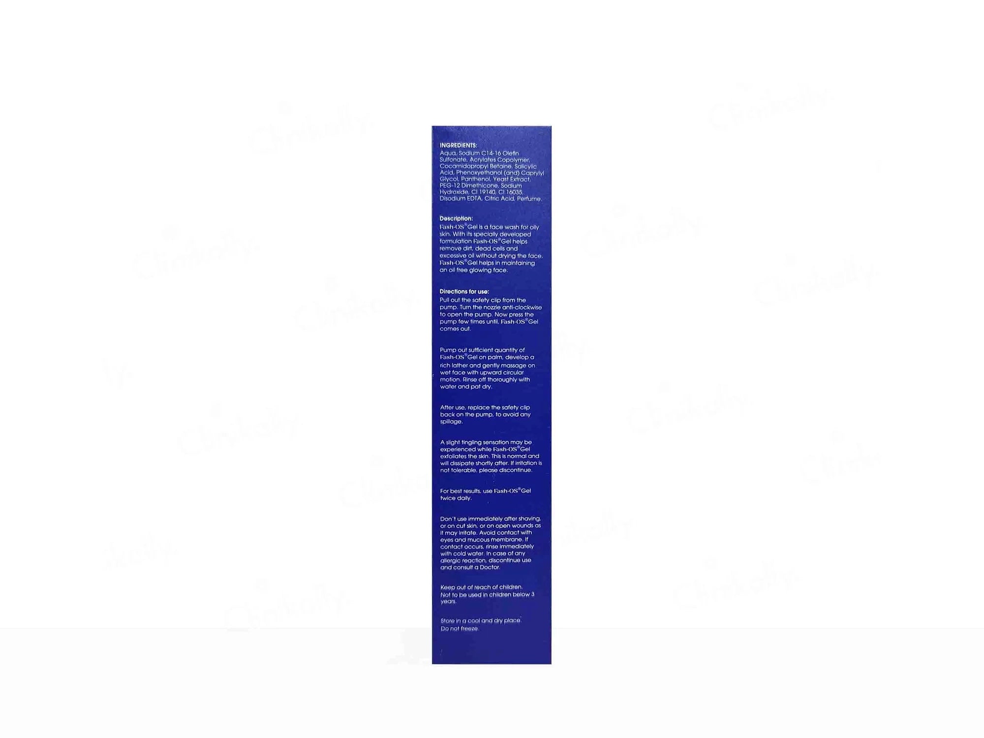 Fash OS Gel Face Wash, 100 ml