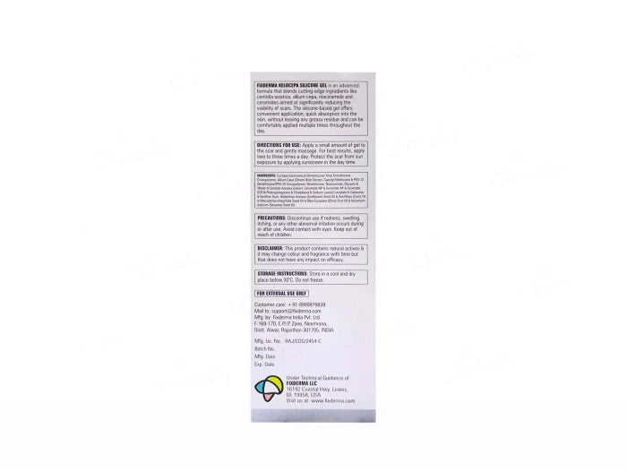 Fixderma Kelocepa Silicone Scar Gel, 25ml