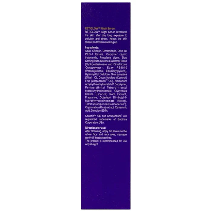 Retiglow Night Serum, 30ml