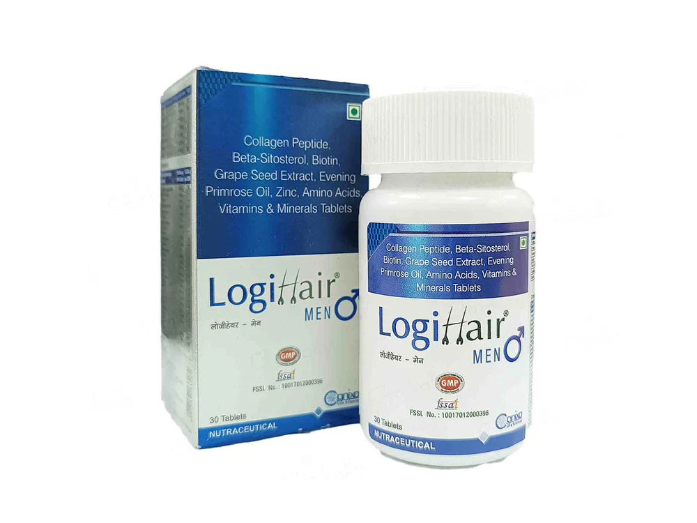 Logihair Men Tablet Bottle, 30 Tabs