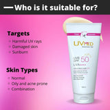 Uvmed Tinted Sunscreen Gel SPF 50,50 ml