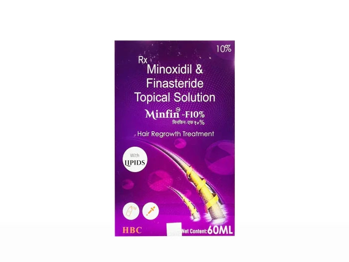 Minfin F10% Hair growth solution, 60ml