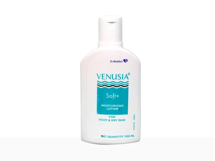 Venusia Soft + Moisturizing Lotion for Sensitive Skin, Relieves Excessive Dryness & Itching