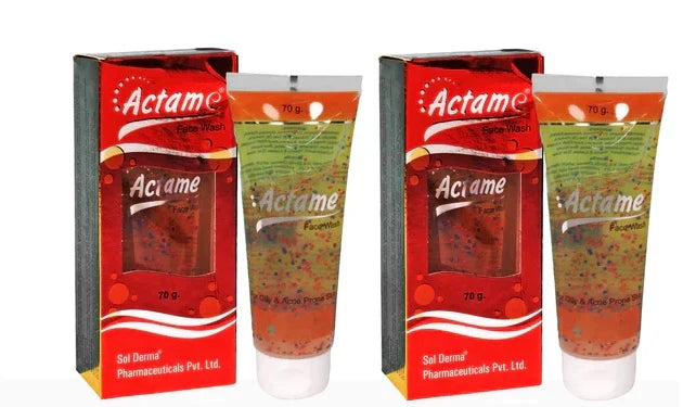Actame Face Wash 70GM, Pack of 2