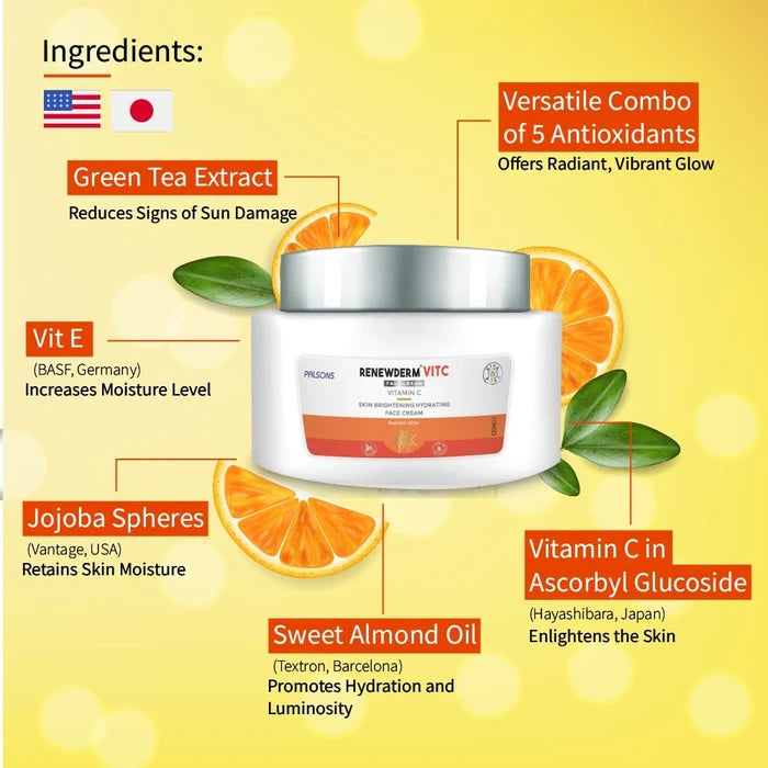 Palsons Renewderm Vit C Face Cream, 40gm