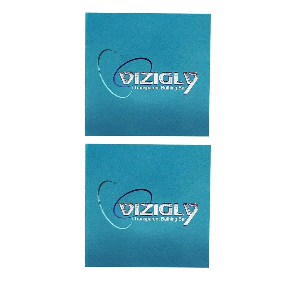 Vizigly Transparent Bathing Bar, 75 gm pack of 2