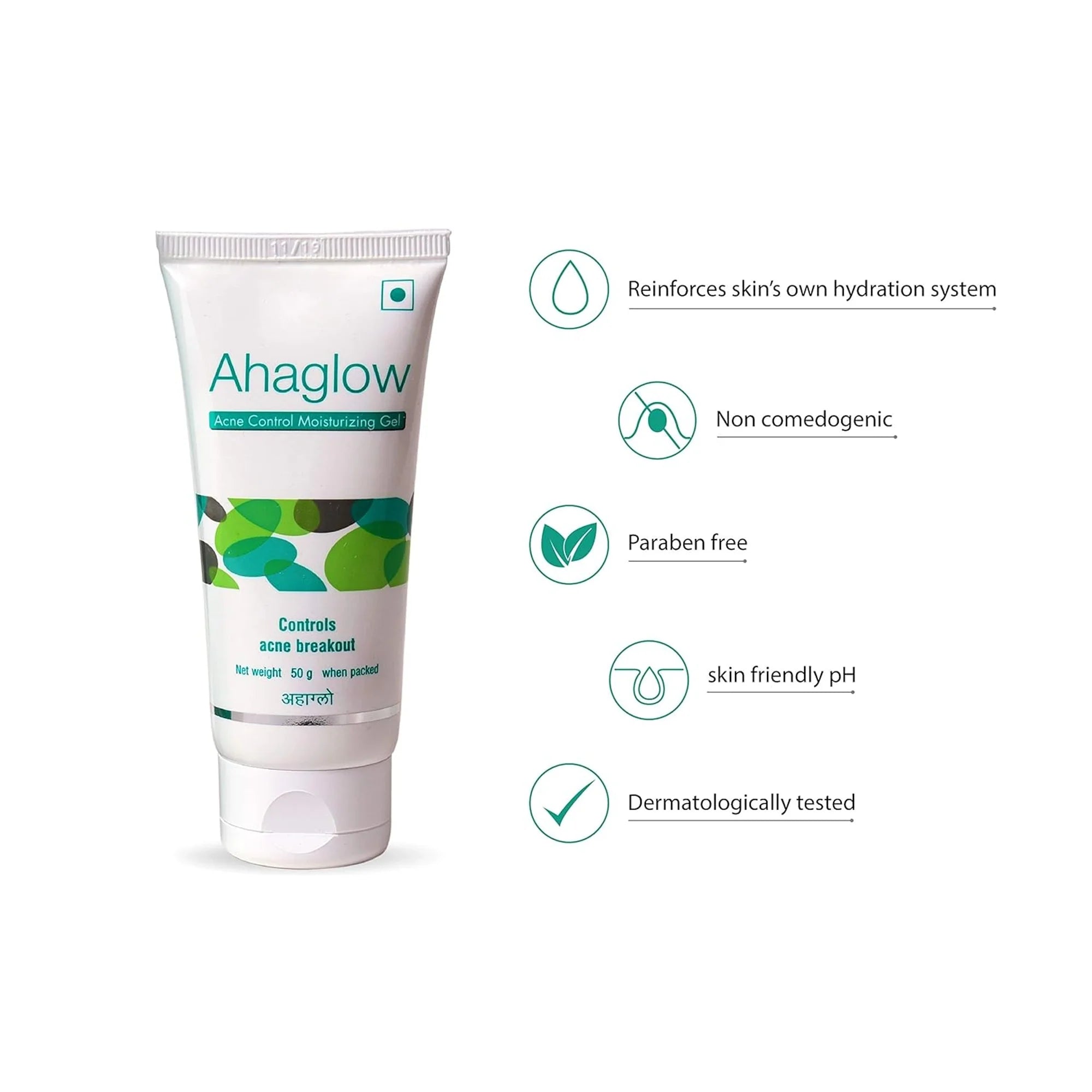 Ahaglow Acne Control Moisturizing Gel (50gm)