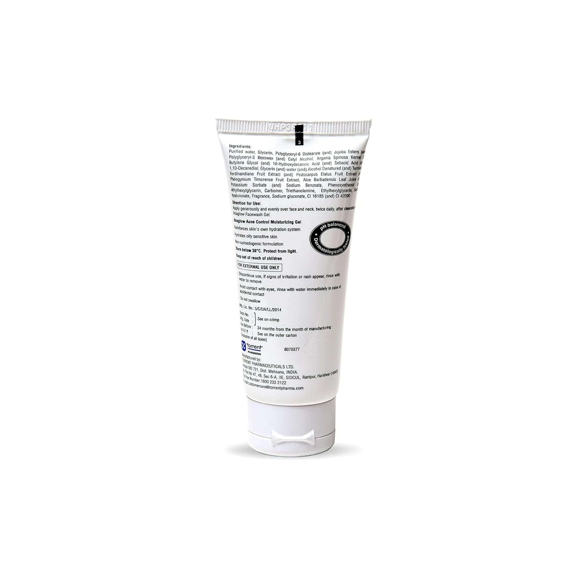 Ahaglow Acne Control Moisturizing Gel (50gm)