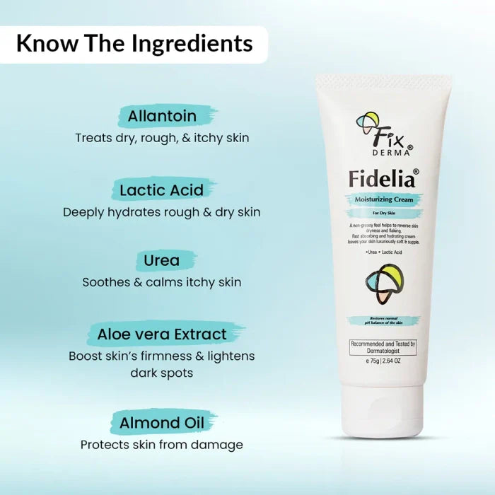 Fixderma Fidelia Moisturizing Cream, 75gm