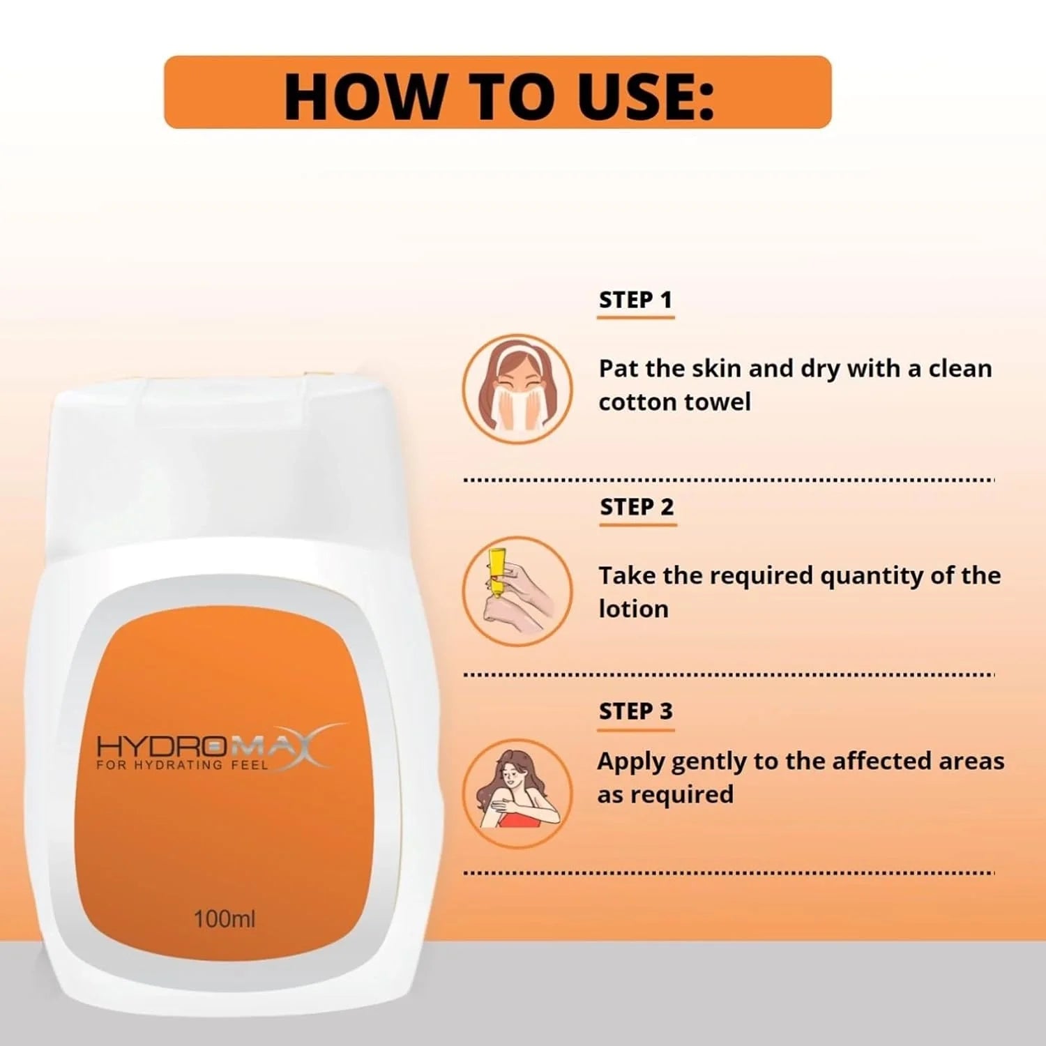 Hydromax Moisturizing Lotion, 100 ml