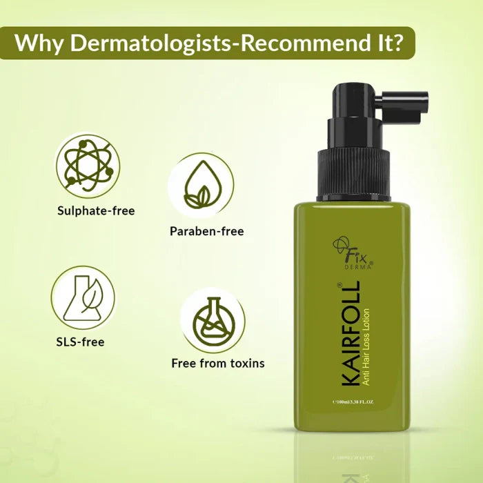 Fixderma Kairfoll Anti Hair Loss Lotion, 100ml