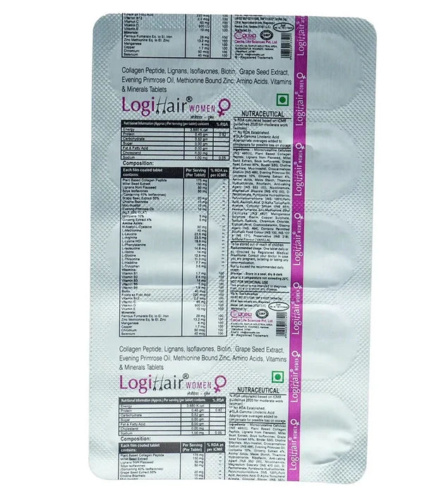 Logihair Women Tablet Strip of 3x10Tablets