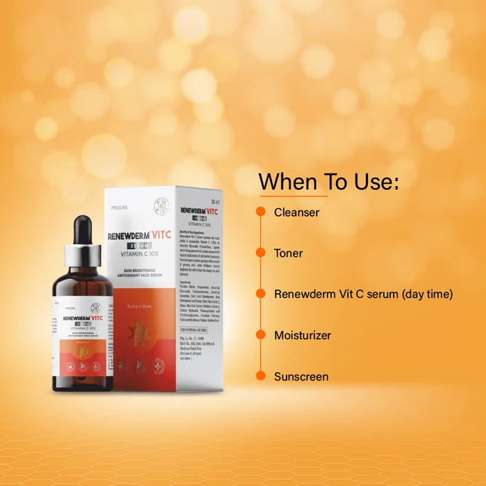 Palsons Renewderm Vit C Face Serum, 30ml