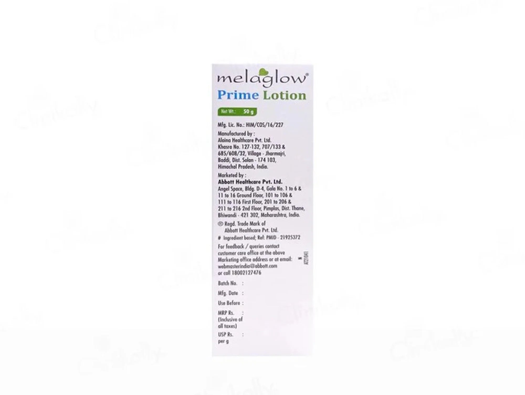 Melaglow Prime Lotion, Depigmenting Lotion