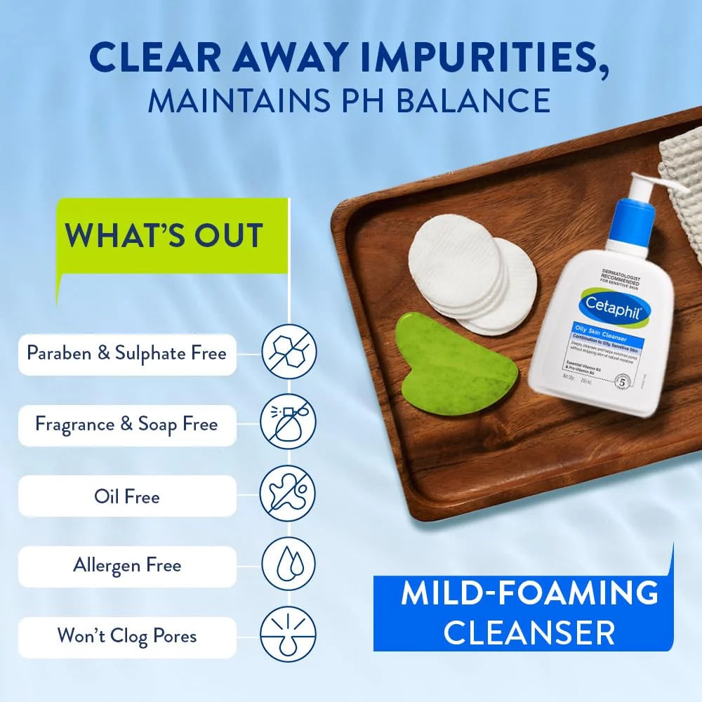 Cetaphil Oily Skin Cleanser, 250ml