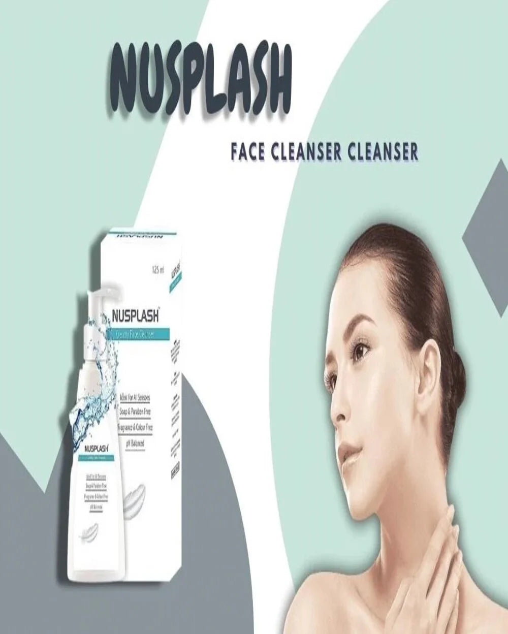 Nusplash Creamy Face Cleanser, 125ml