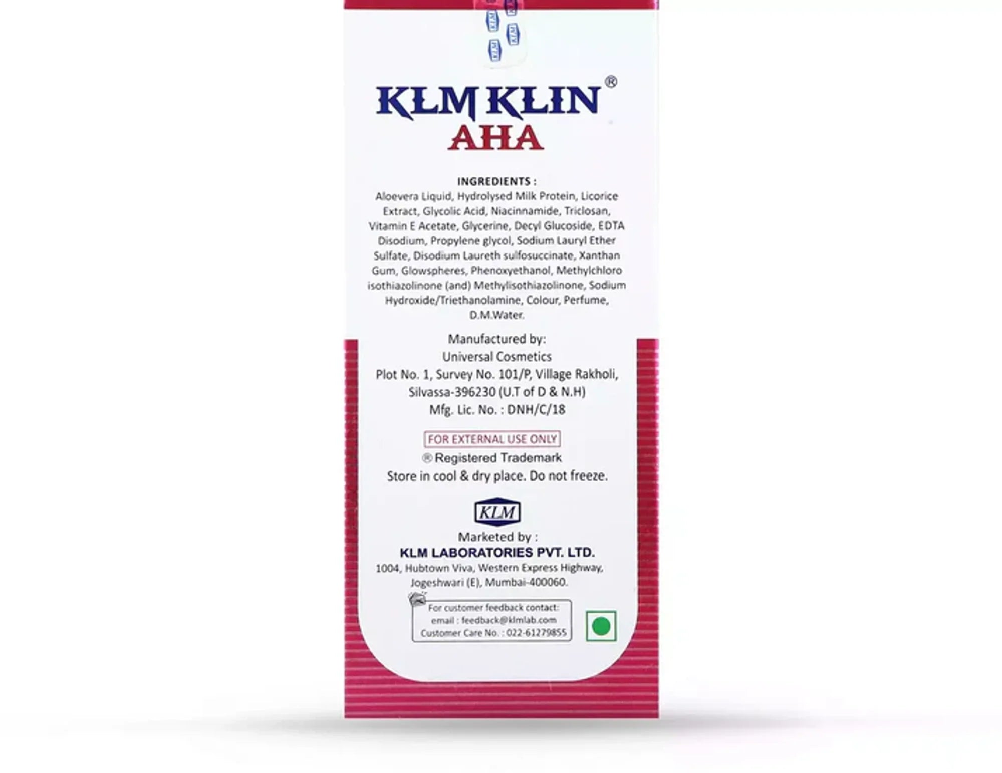 Klm Klin AHA Face Wash Gel