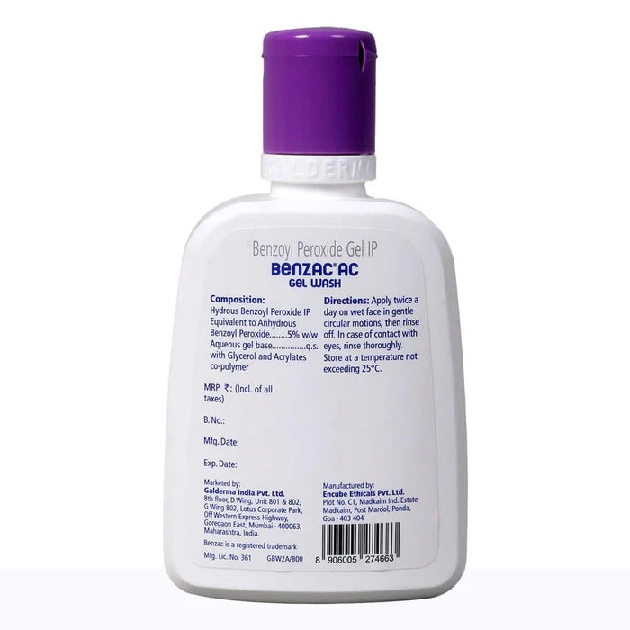 Benzac AC Gel Wash