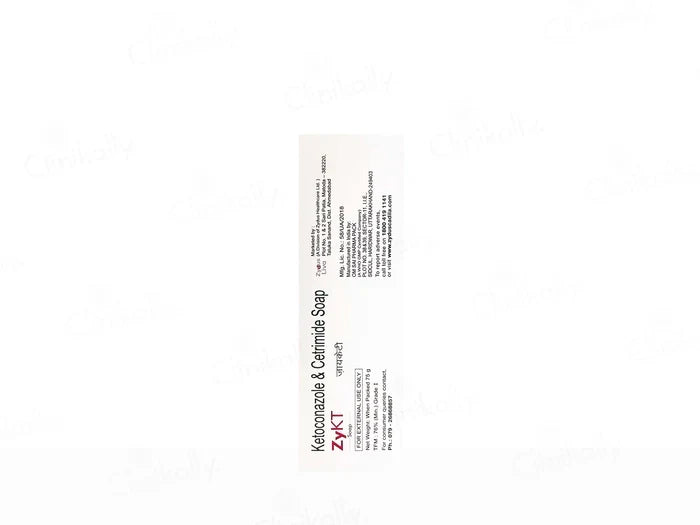 ZyKT Antifungal & Antibacterial Soap, 75gm