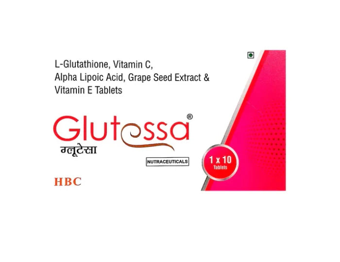Glutessa Skin Brightening & Whitening tablet, 10Tab