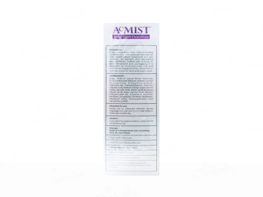 Brinton Acmist Acne Foam Face Wash