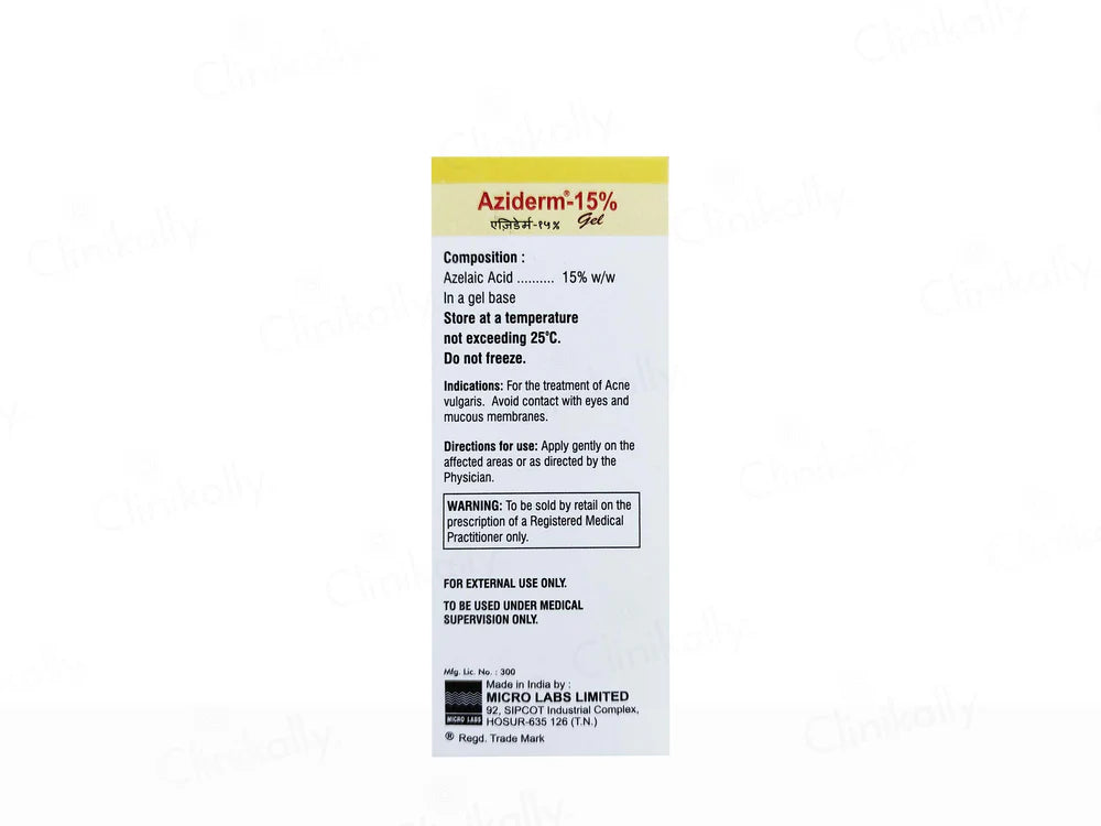 Aziderm 15% Gel