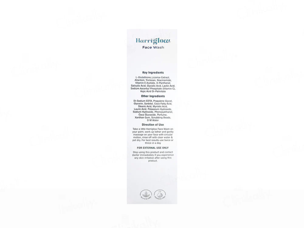 Harriglow Skin Whitening Oil Free Creamy Face Wash