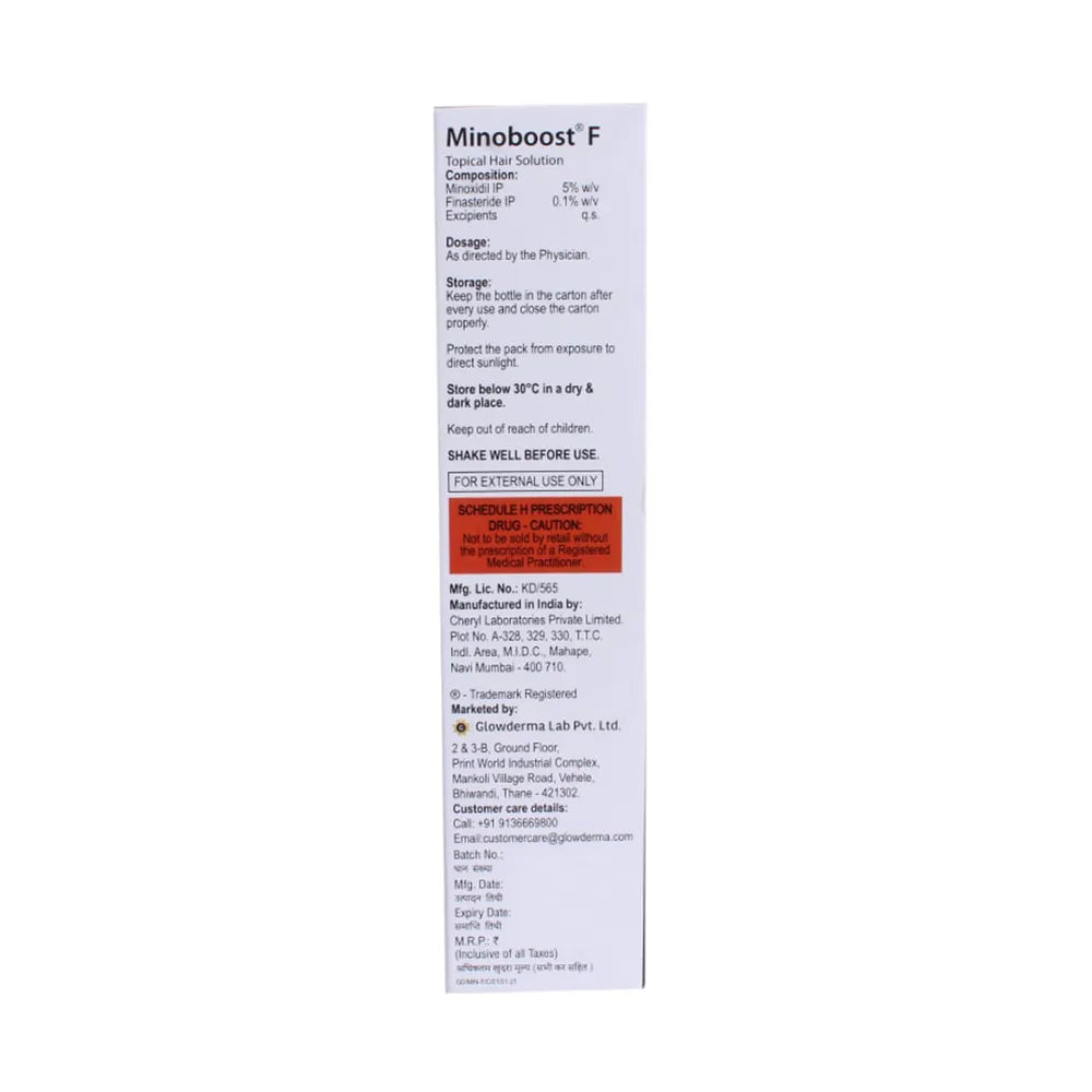 Minoboost F Topical Hair Solution, 60ml