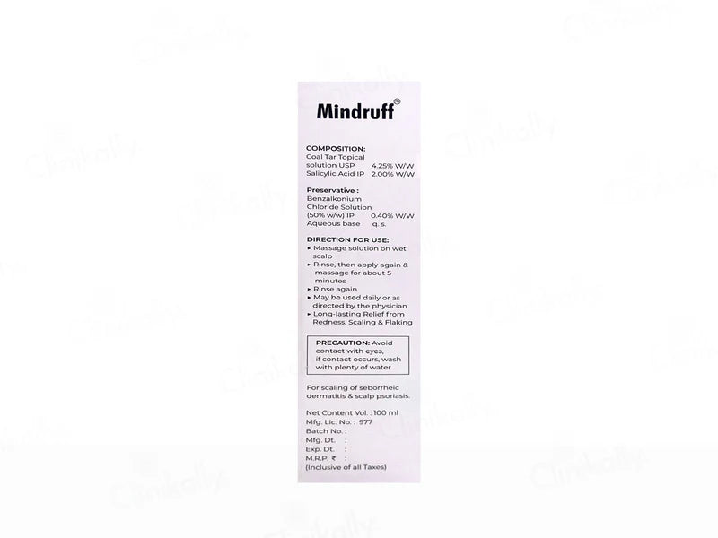 Mindruff Scalp Solution