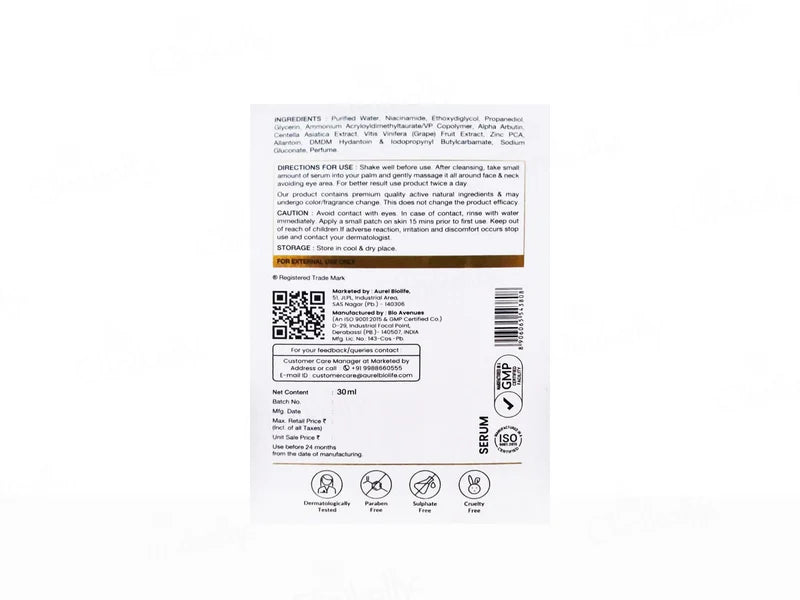 Niafine 10% Niacinamide Serum