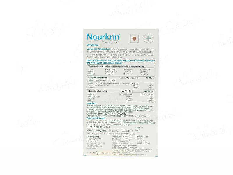 "Nourkrin Woman Hair Growth Tablet "