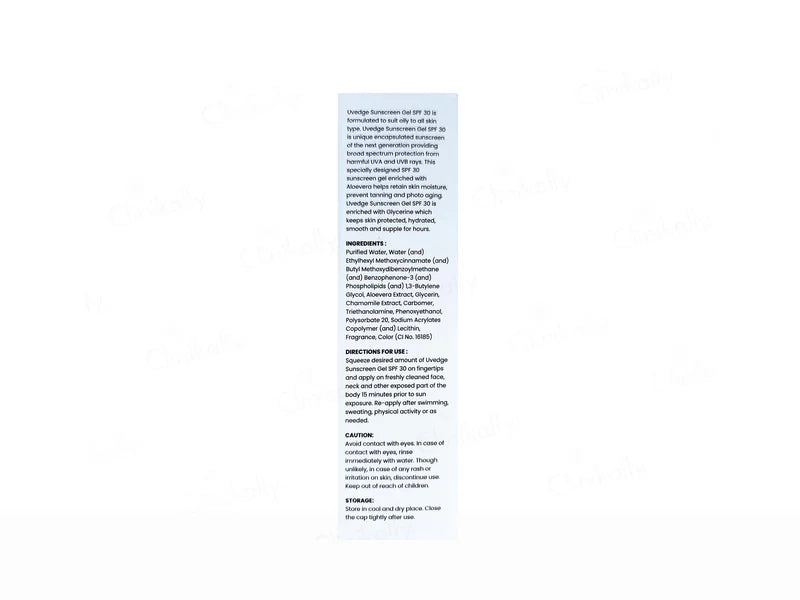 UVedge Sunscreen Gel SPF 30