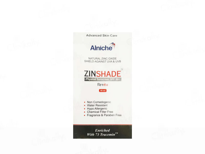 Zinshade Physical Sunscreen SPF 50+