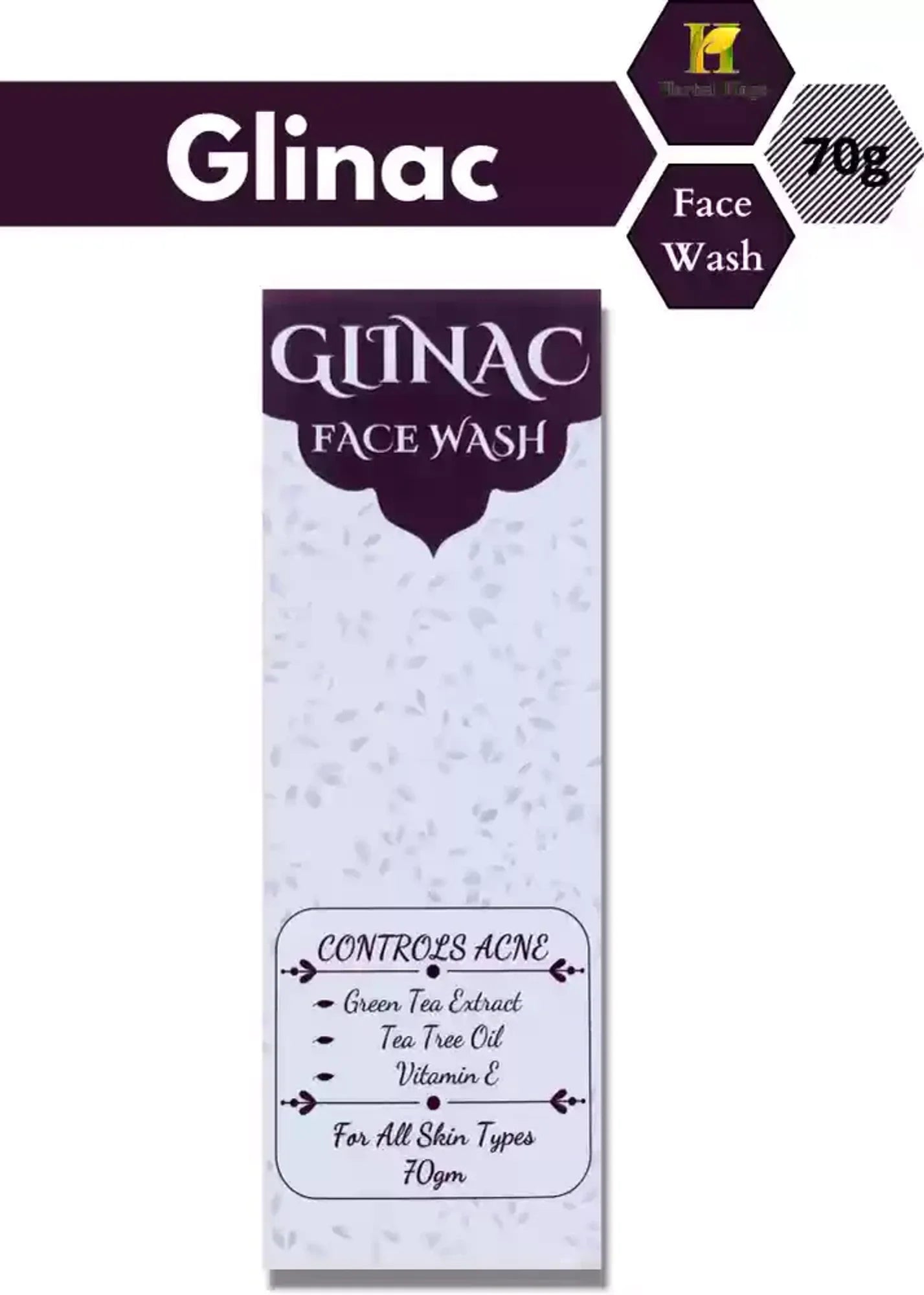 Glinac FaceWash, 70gm