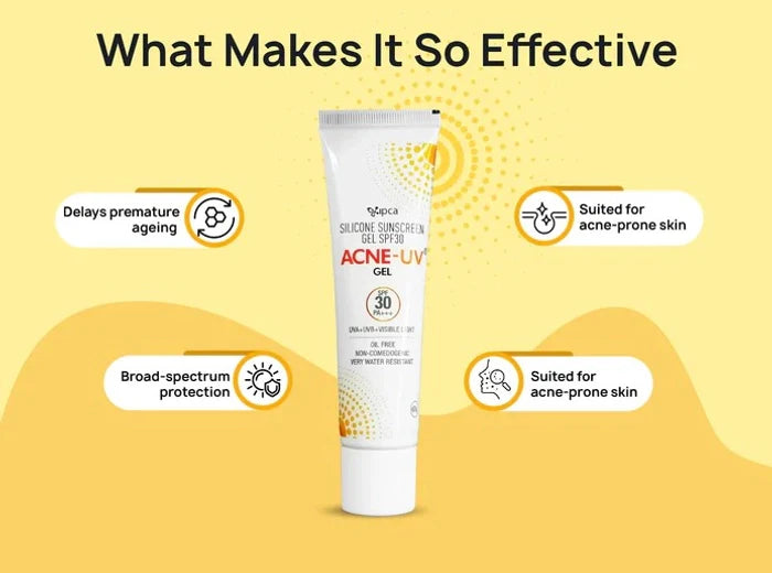 Acne UV Gel Sunscreen SPF 30 PA+++, 60gm