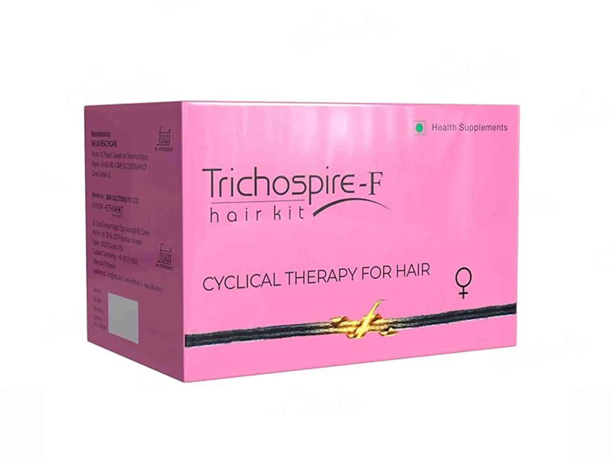 Trichospire -F Hair | Cyclical Therapy for Hair | Kit - 1 box kit