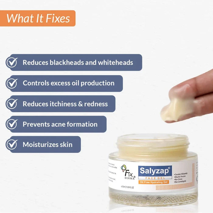 Fixderma Salyzap Face Gel, 50ml