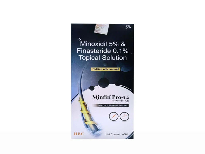 Minfin Pro 5% Topical Solution, 60ml