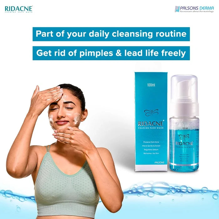 Ridacne foaming face wash, 100ml
