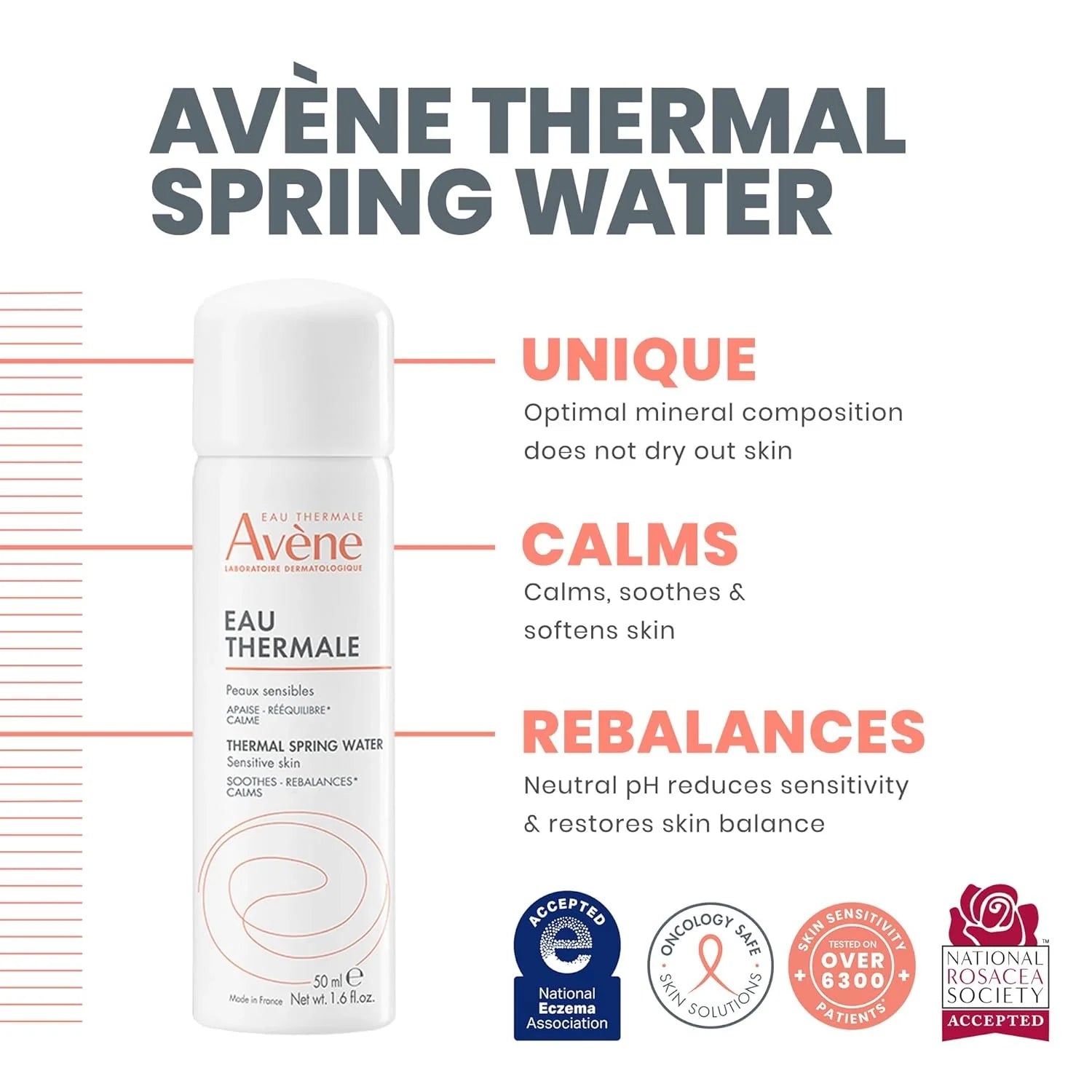 Avene Eau Thermal Spring Water, 50ml