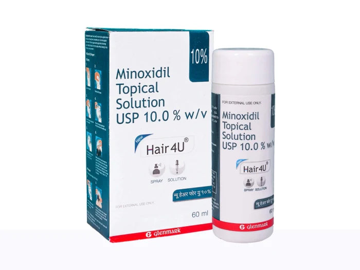 Hair 4U 10% Solution USP 10% 60ml